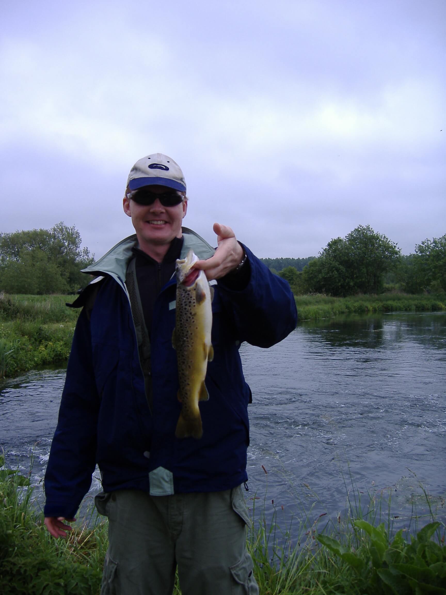 Man holding trout