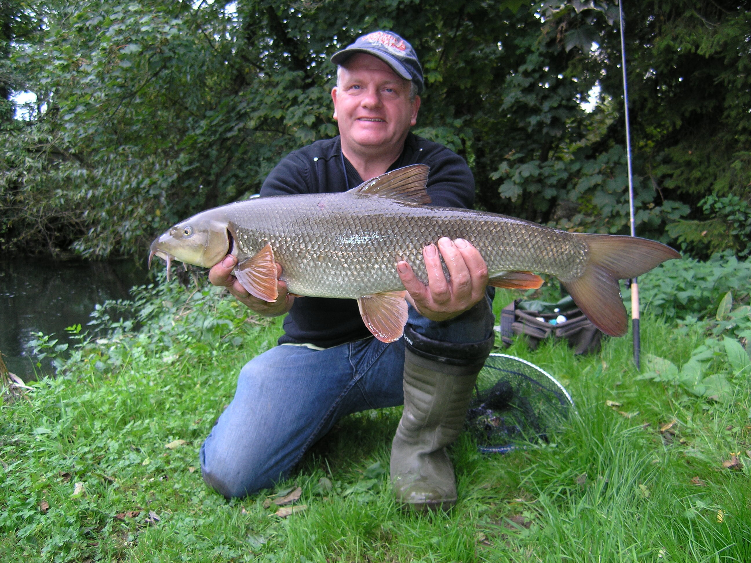 man holding a fish