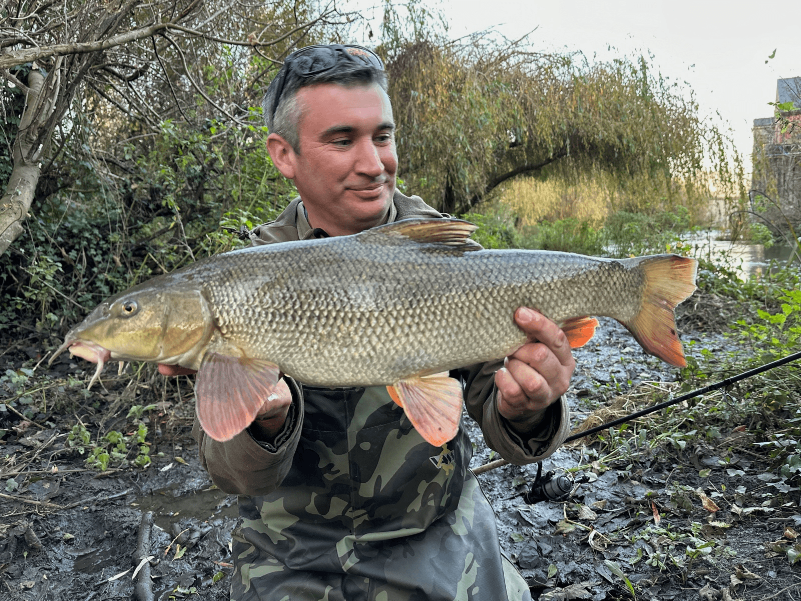 man holding fish