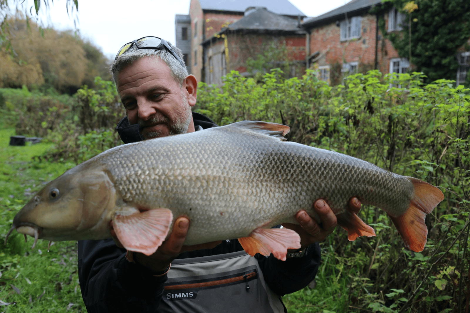 Andy Ford with his 15llb 4oz barbel